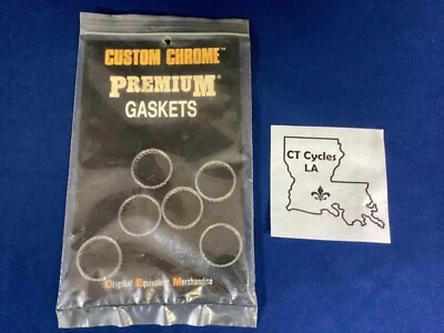 NOS Custom Chrome Crossover Pipe Gaskets, 6 pack, 54-229* - Image 1 of 4