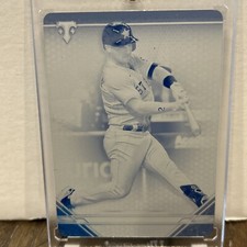 Alex Bregman 2021 Topps Triple Threads Cyan Printing Plate 1/1 Astros
