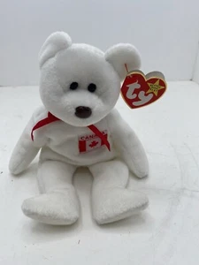 TY Beanie Baby Maple The Canadian Bear 1996 Pre Owned - Picture 1 of 7