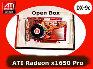 OPEN BOX✔️ AMD X-1650 Windows XP DVI (2) VIDEO GRAPHICS CARD ✔️RARE - Picture 1 of 18