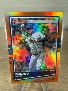 2020 Donruss Orange Variation "El Nino" FERNANDO TATIS JR. #83 PADRES - Picture 1 of 6