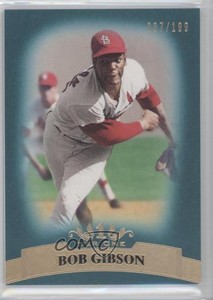 2011 Topps Tier One Blue Tier Four /199 Bob Gibson #45 HOF