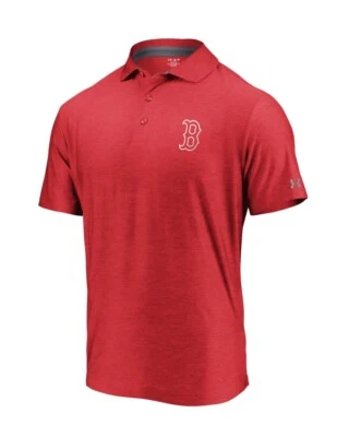 Boston Red Sox Under Armour Hombres Grande y Alto Rendimiento Polo Rojo 4XL Nuevo Foto 1 de 4
