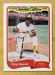 Tony Gwynn 1985 Fleer Limited Edition #11 Rare San Diego Padres HOF Star Mint