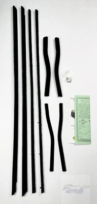 1965-1966 Ford Mustang Coupe & Convertible Window Felt Kit - Repops - USA! Foto 1 de 2