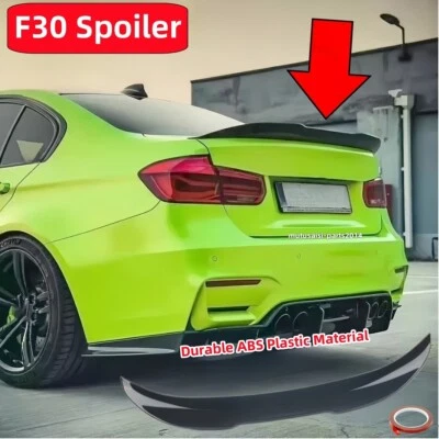 FOR BMW 3 SERIES F30 SEDAN M3 2012-18 TRUNK LID SPOILER WING PSM DUCKBILL STYLE - Image 1 of 4
