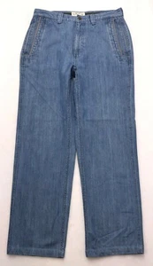 Jeans M238 Orvis pelle bordata relaxed etichetta tg 32 (misure 32x29" orlo) corto - Foto 1 di 9