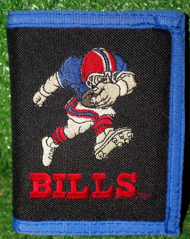 Vintage Buffalo Bills Fabric Wallet 90s NFL Football Go Bills Cover