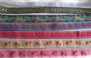 Patterned Braid /Trimming, various widths, per metre - Picture 1 of 17