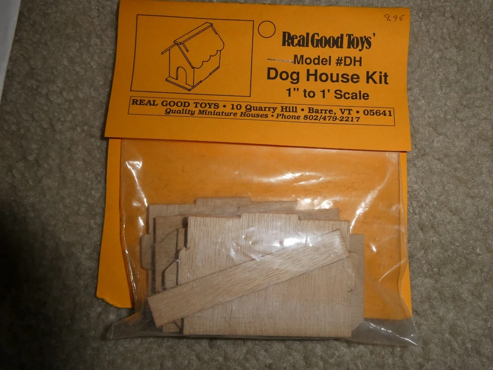 Kit de casa de muñecas Real Good Toys accesorio de madera para perros DH NUEVO EN PAQUETE Foto 1 de 1