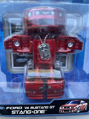 Maisto Robo-Rods '06 2006 Ford Mustang GT 'Stang One' Transformers Red Urban - Image 1 of 3