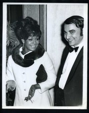 1960s GAIL FISHER & PETER FAITH Smoking Vintage Original Photo MANNIX gp