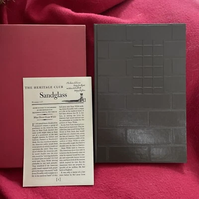The Ballad of Reading Gaol by Oscar Wilde 1937 Copyright HC W Slipcase Sandglass - Image 1 of 4