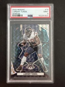 2022 Panini Mosaic LAREMY TUNSIL Genesis Prizm Commanders SSP #79 PSA 9 Texans - Picture 1 of 2