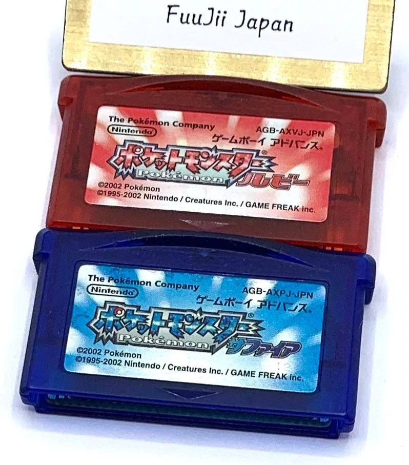 Pokemon Ruby Sapphire set Nintendo Gameboy Advance GBA Japanese Lot Cleaned - Image 1 of 4