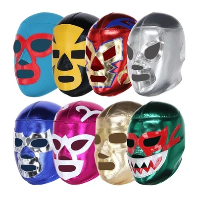 Pro-Quality Wrestling Masks (8 Pack) | Authentic Lucha Libre Costume - Adult ... - Image 1 of 4