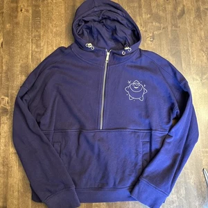 Disney Parks Large Purple Gold Wish Star Look Up Zip Sweatshirt Disneyland World - Bild 1 von 8