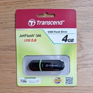 Transcend Jetflash 300 Usd 2.0 4gb - Picture 1 of 2