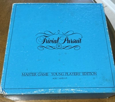 Trivial Pursuit Master Game Young Players Edition 1984 Vintage Complete Set - Image 1 of 4