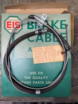 Cable de freno trasero Mercury EIS 1958 como nuevo, cable de 88 pulgadas, conducto de 28 1/2 pulgadas Foto 1 de 3