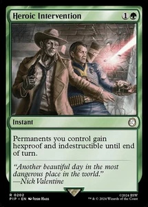 Heroic Intervention Light Play, English Magic the Gathering MTG Universes Beyond - Picture 1 of 1