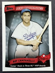 2010 Topps Roy Campanella Peak Performance #PP-29 Los Angeles Dodgers - Picture 1 of 2