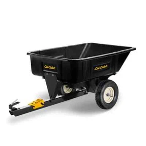 Cub Cadet Dump Cart 10-Cu-Ft 600-Lbs Capacity Built W/ Foot Pedal Poly Swivel - Picture 1 of 3