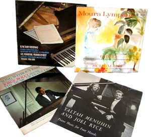 4x LP-Piano Concerto-Yaltah Menuhin-Joel Ryce, and others Bundle - Picture 1 of 9