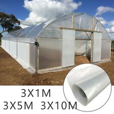 1m-10m Greenhouse Plant Grow House Plastic Film Polytunnel Poly Hot House Cover