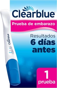 Prueba de embarazo Ultratemprana Clearblue (10 mIU), resultados 6 días antes - Imagen 1 de 7