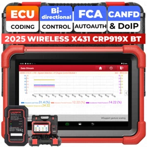 LAUNCH X431 CRP919X BT PRO Elite Bidirectional Car Diagnostic Scanner ECU Coding - Picture 1 of 19