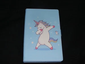 New Adorable Unicorn Tablet Cover Holder 10.25 X 6.25 Tablet Dimensions - Picture 1 of 7