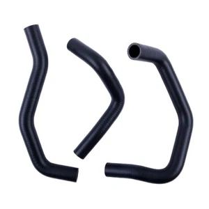 For KAWASAKI NINJA ZX6 ZX-6R 2003-2008 Silicone Radiator Coolant Hose Kit Black - Picture 1 of 10