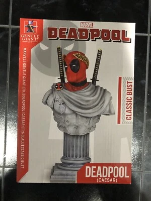 Busto clásico limitado Gentle Giant Marvel Deadpool Caesar 3061/4000 Foto 1 de 3