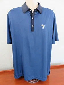 FootJoy Men's Blue/Black Short Sleeve Polo FSGA Golf Shirt Size Large - Picture 1 of 7