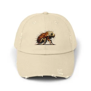 Cappello unisex invecchiato dadaismo pulci astratto non convenzionale strano insetti insetti insetti berretto - Foto 1 di 17