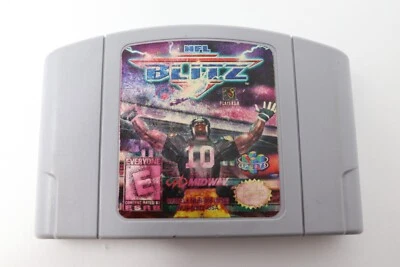 NFL Blitz N64 Nintendo 64 Football Video Game Cartridge 1997 Tested - Image 1 of 4