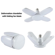 60W E27 2835 LED Indoor Deformable Shop Work Light 110-265V Folding Garage Lamp