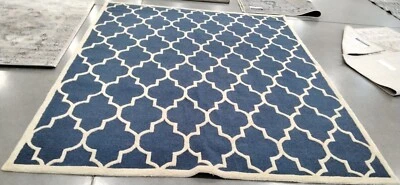 NAVY / IVORY 8' X 10' Back Stain Rug, Reduced Price 1172758212 CAM134G-8 - Image 1 of 4
