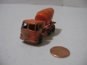 Vintage Lesney Foden Orange Cement Mixer #26 Diecast Truck Toy - Picture 1 of 9