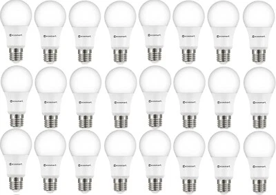 24 Pack 60-Watt Equivalent A19 Non-Dimmable LED Light Bulb Daylight - EcoSmart - Image 1 of 4