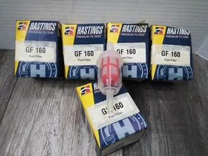 N.O.S Hastings PREMIUM In-line Fuel Filter GF-160 / GF160 ( 5PK BUNDLE) - Picture 1 of 4