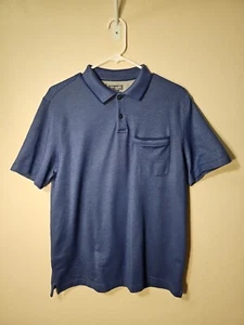 Van Huesen Flex Polo Mens M Golf Outdoors Polyester Cotton Blend Classic Fit - Picture 1 of 6