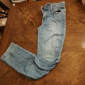 Calvin Klein Jeans Women 28/6 Blue Denim Casual Faded Pants - Picture 1 of 8