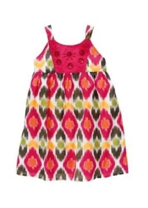 Gymboree BATIK SUMMER Gem Colorful Tank Sleeveless Dress * Sz 4t *NWOT - Picture 1 of 1