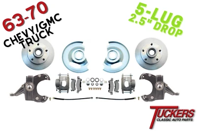 1963-1970 Chevrolet Chevy C10 GMC Pickup Truck Disc Brake Conversion Kit 2 Wheel - Image 1 of 4