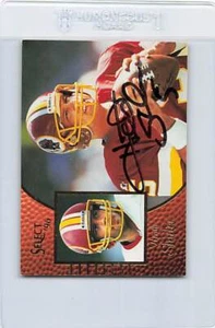 1996 Select #9 Heath Shuler Redskins Signed Auto *K7839 - Picture 1 of 2