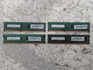 4GB Kit (4x 1GB) DDR3 Samsung Desktop Memory RAM 1Rx8 PC3-8500U-07-10-A0 Non-ECC - Picture 1 of 2