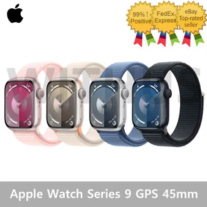 Apple Watch Series 9 GPS 45mm aluminiowa obudowa pętla sportowa smartwatch fabrycznie zapieczętowany - Zdjęcie 1 z 9