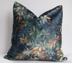 Clarke & Clarke Congo Velvet Cushion Cover 'Antique Colourway' 50 x 50 cm - Picture 1 of 15